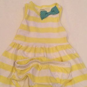 Girls Carters 2 piece dress